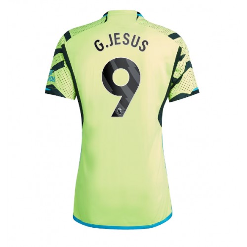 Fotbalové Dres Arsenal Gabriel Jesus #9 Venkovní 2023-24 Krátký Rukáv